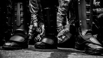 La represión de las fuerzas