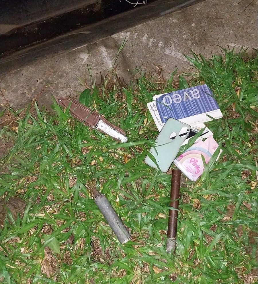 Algunos elementos secuestrados