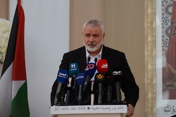 El líder político de Hamas, Ismail Haniyeh. EFE/EPA/STRINGER
