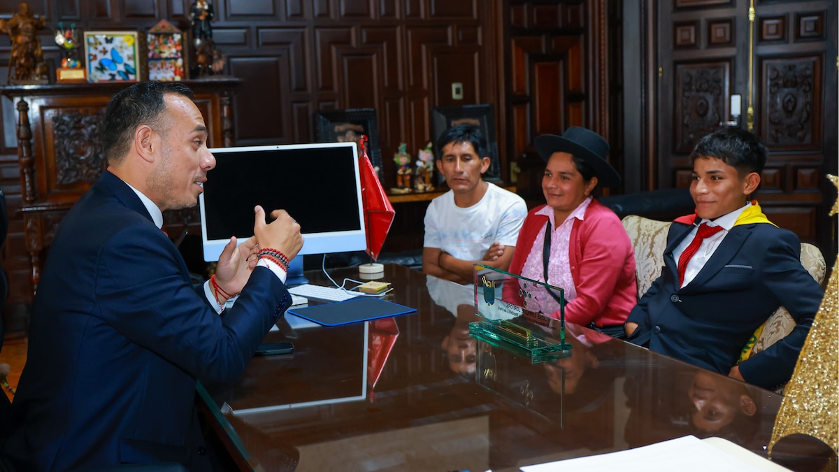 José Jerí recibió a 'Pol Deportes' en Palacio de Gobierno - Infobae