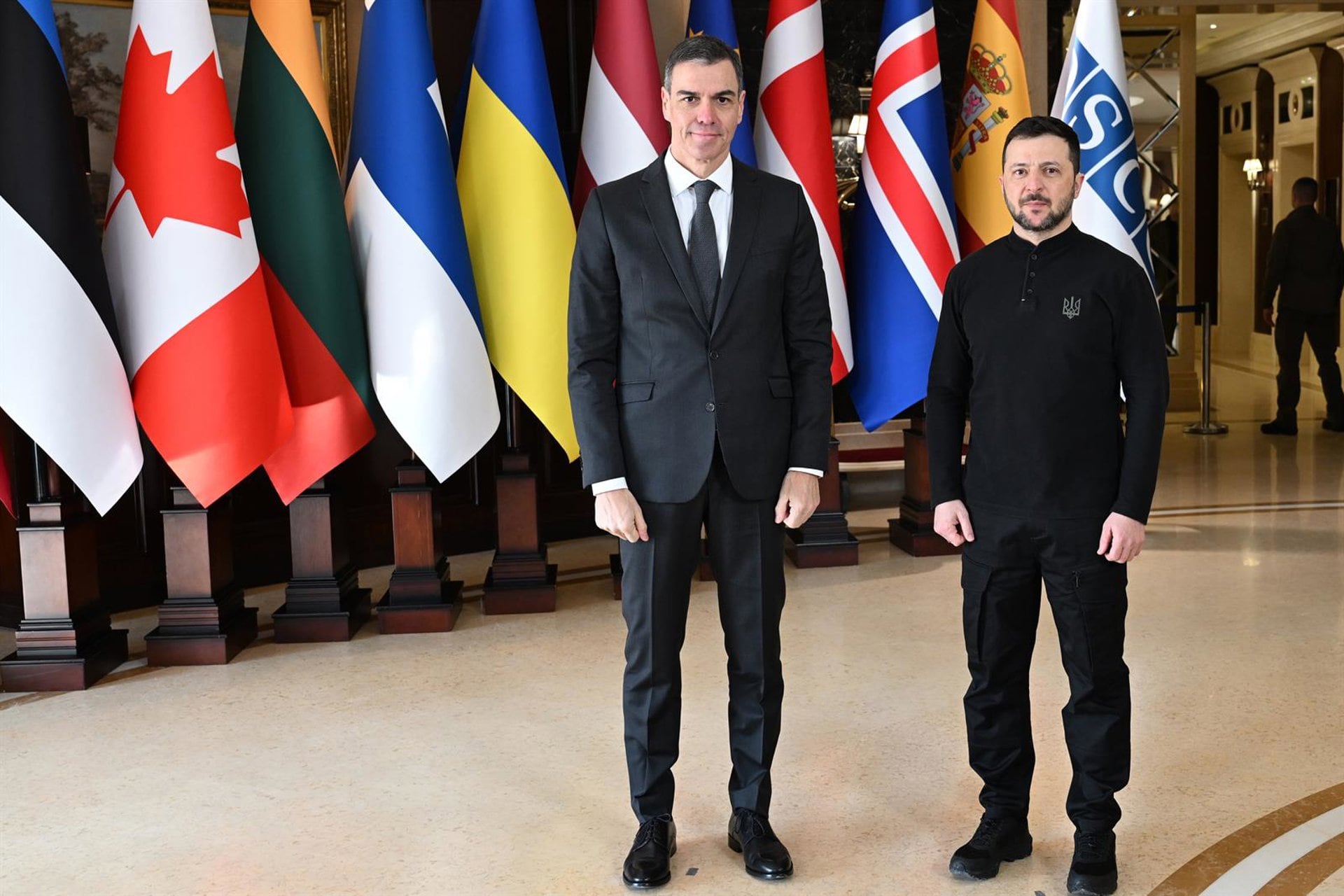 Pedro Sánchez y líderes europeos analizan el futuro despliegue de tropas en Ucrania