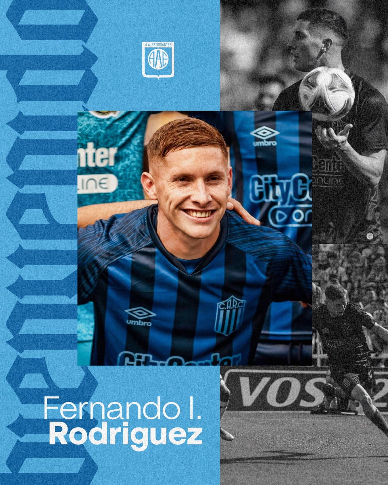 El lateral Fernando Rodríguez se sumó a Estudiantes de Río Cuarto: viene de jugar en FADEP del Torneo Federal A