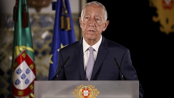 El presidente de Portugal recibe