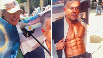 Mujer se vuelve viral por vender toallas de Omar García Harfuch con frase de doble sentido