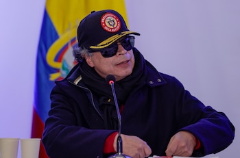 Gustavo Petro en el Consejo de Ministros