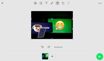 Se pueden colocar emojis y