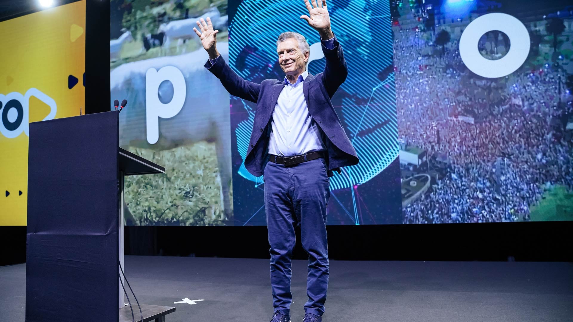 Mauricio Macri encabezó un acto del PRO en Chaco con un discurso lleno de gestos presidenciales