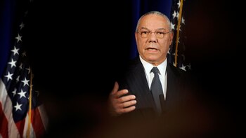 Colin Powell y el cristal