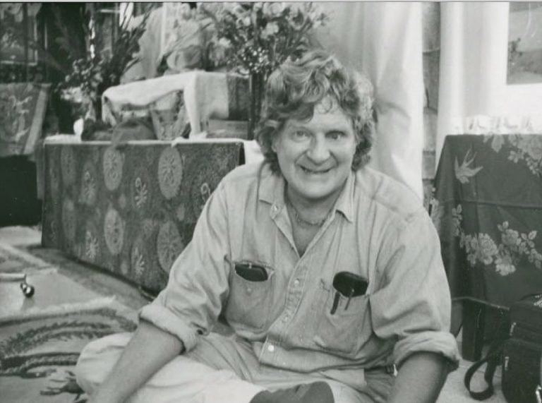 Antes de convertirse en profesor universitario, Robert Thurman fue uno de los primeros monjes budistas tibetanos nacidos en Estados Unidos.(Créditos: Allen Ginsberg, courtesy Stanford University Libraries)