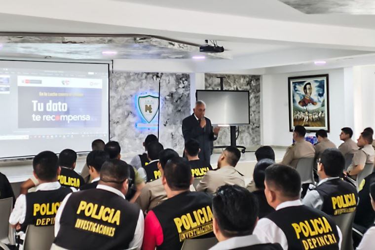 Capacitación del Ministerio del Interior para el uso estratégico del programa de recompensas. (El Peruano)
