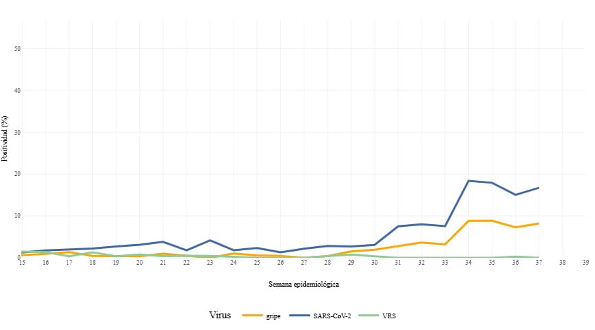Los virus respiratorios comienzan a subir en España. (ISCIII)