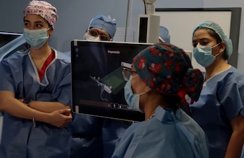 El sistema robótico CORI posiciona