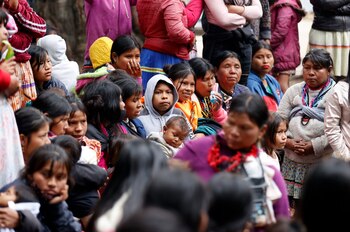 Imagen de archivo. Indígenas de