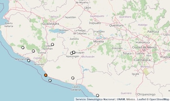 Sismo registrado en Chiapas.
(SSN)