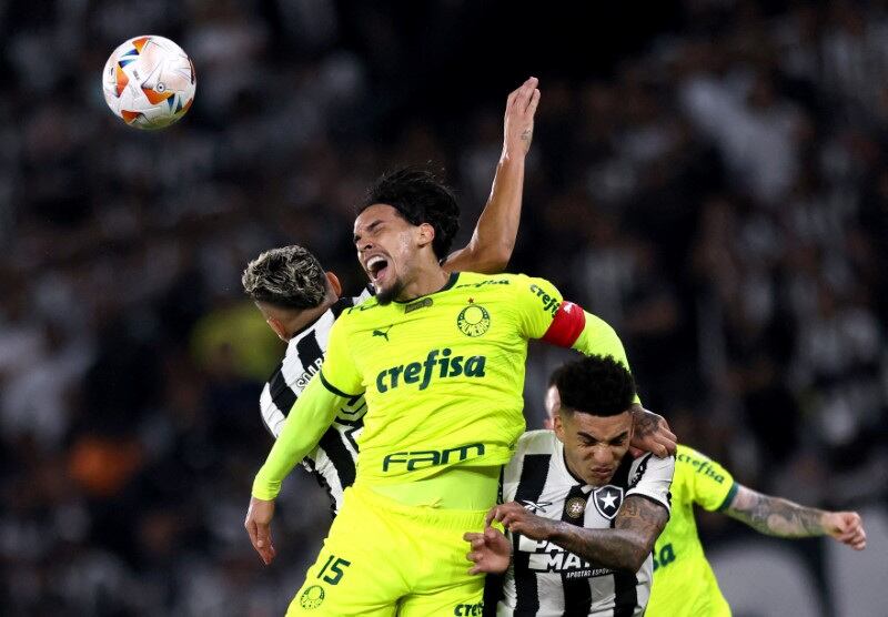 Gustavo Gómez, referente de Palmeiras - crédito Sergio Moraes / REUTERS