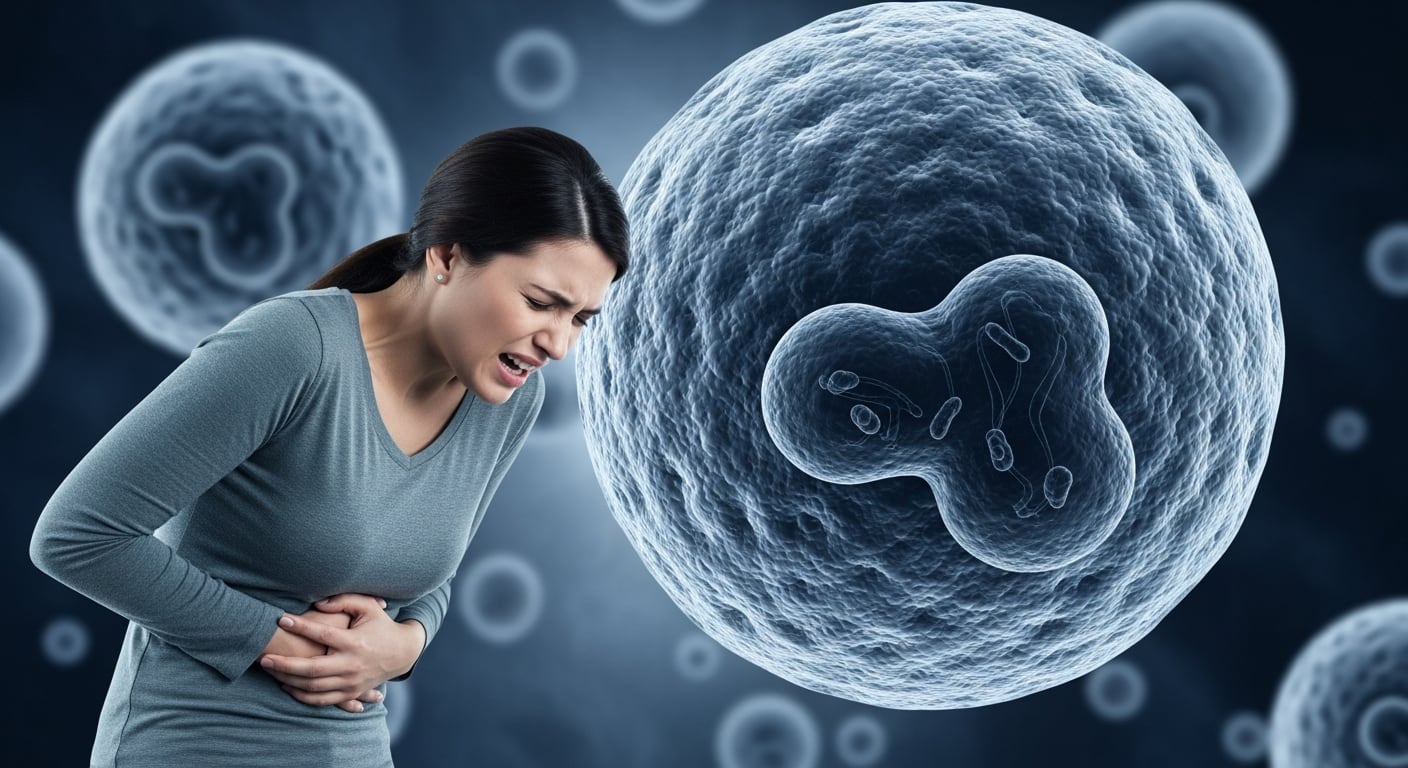 La ciclosporiasis es una infección intestinal causada por Cyclospora cayetanensis y se transmite por alimentos o agua contaminados. (Imagen Ilustrativa Infobae)