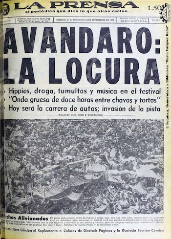 Portada del periódico La Prensa