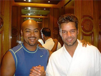 El profesor en una charla