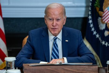 La Administración Biden ha insistido este jueves en que la solución de dos estados es la única forma de lograr la paz en Oriente Próximo
(EFE/EPA/Shawn Thew/Pool)