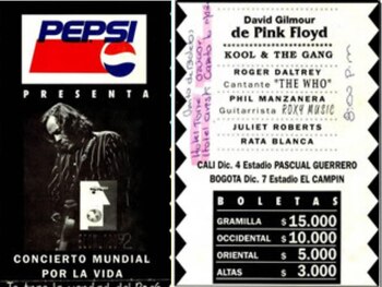 Así se promocionaba el espectáculo