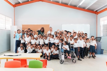 Un año escolar que va