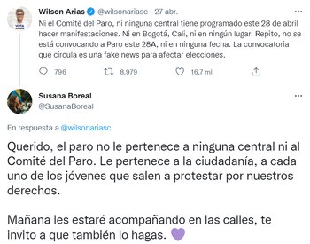 Respuesta de Susana Boreal a