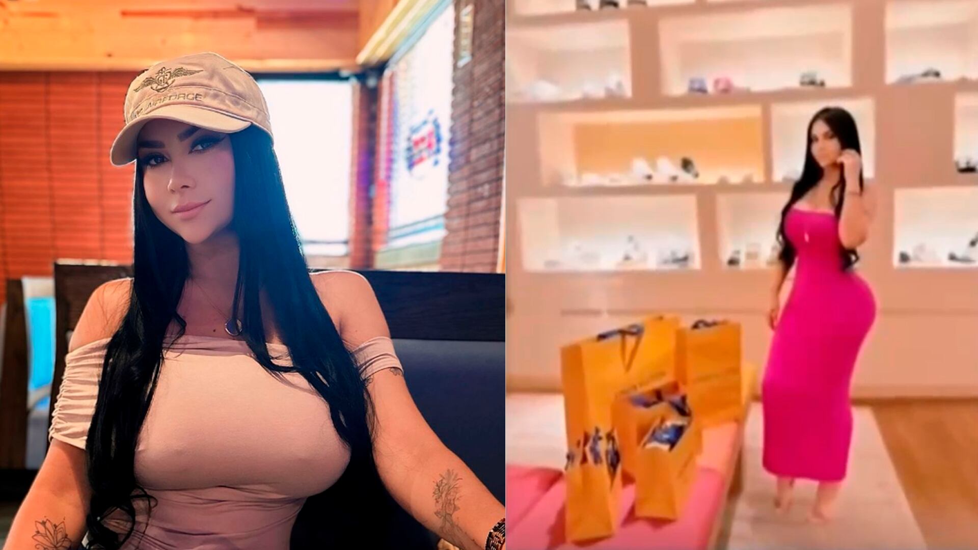 Pilar Gasca arrasa con tienda Louis Vuitton tras anunciar nuevo galán en Estados Unidos. (Captura: Magaly TV La Firme)