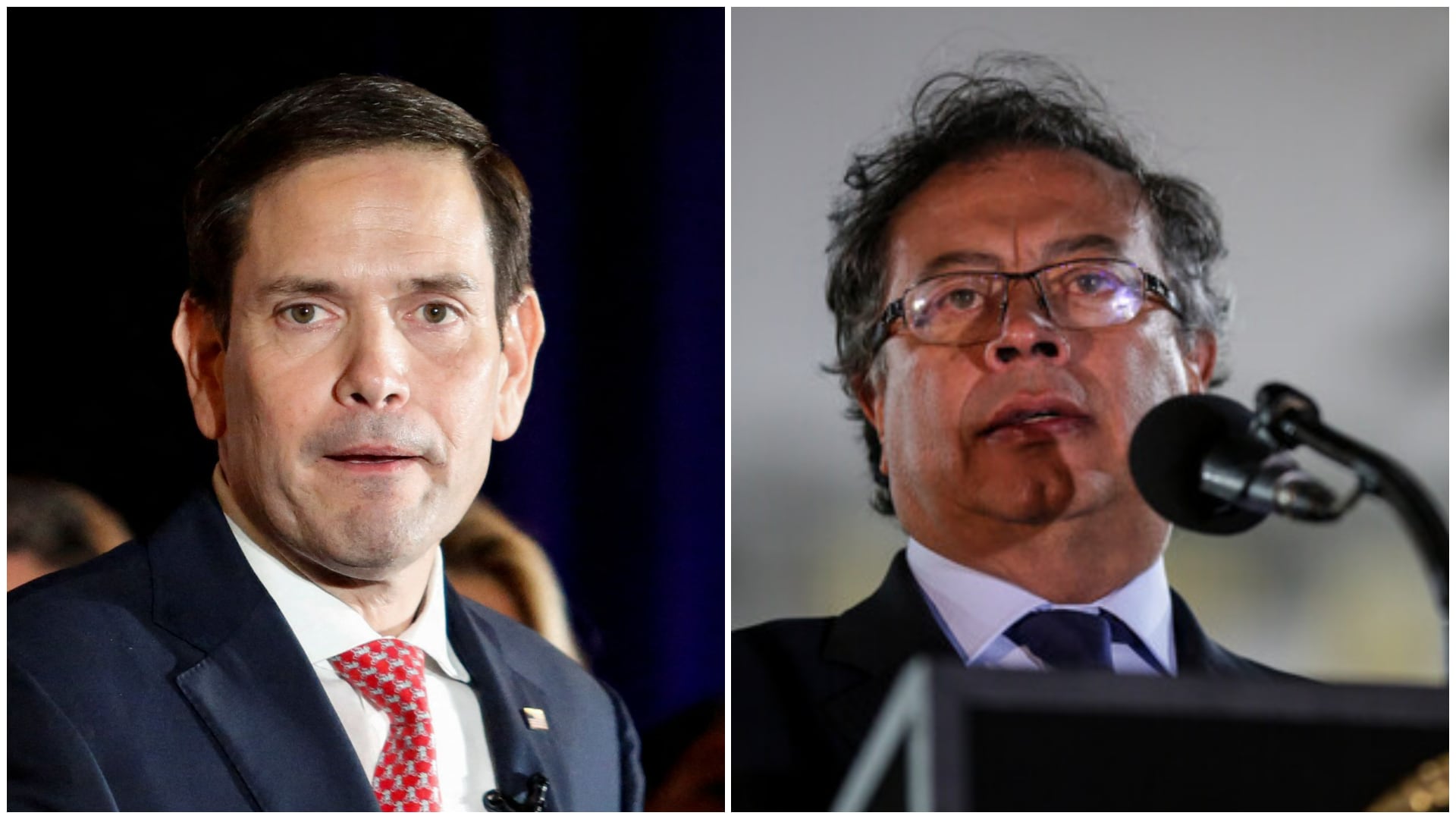 Marco Rubio aseguró que el presidente Gustavo Petro ha sido problemático y que por eso, en cierta medida, Colombia no está del todo alineada con Estados Unidos - crédito Reuters y Colprensa