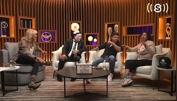 Brincos Dieras y La Chupitos contaron sus anécdotas dando shows a narcos con Adela Micha. (Capturas de pantalla)