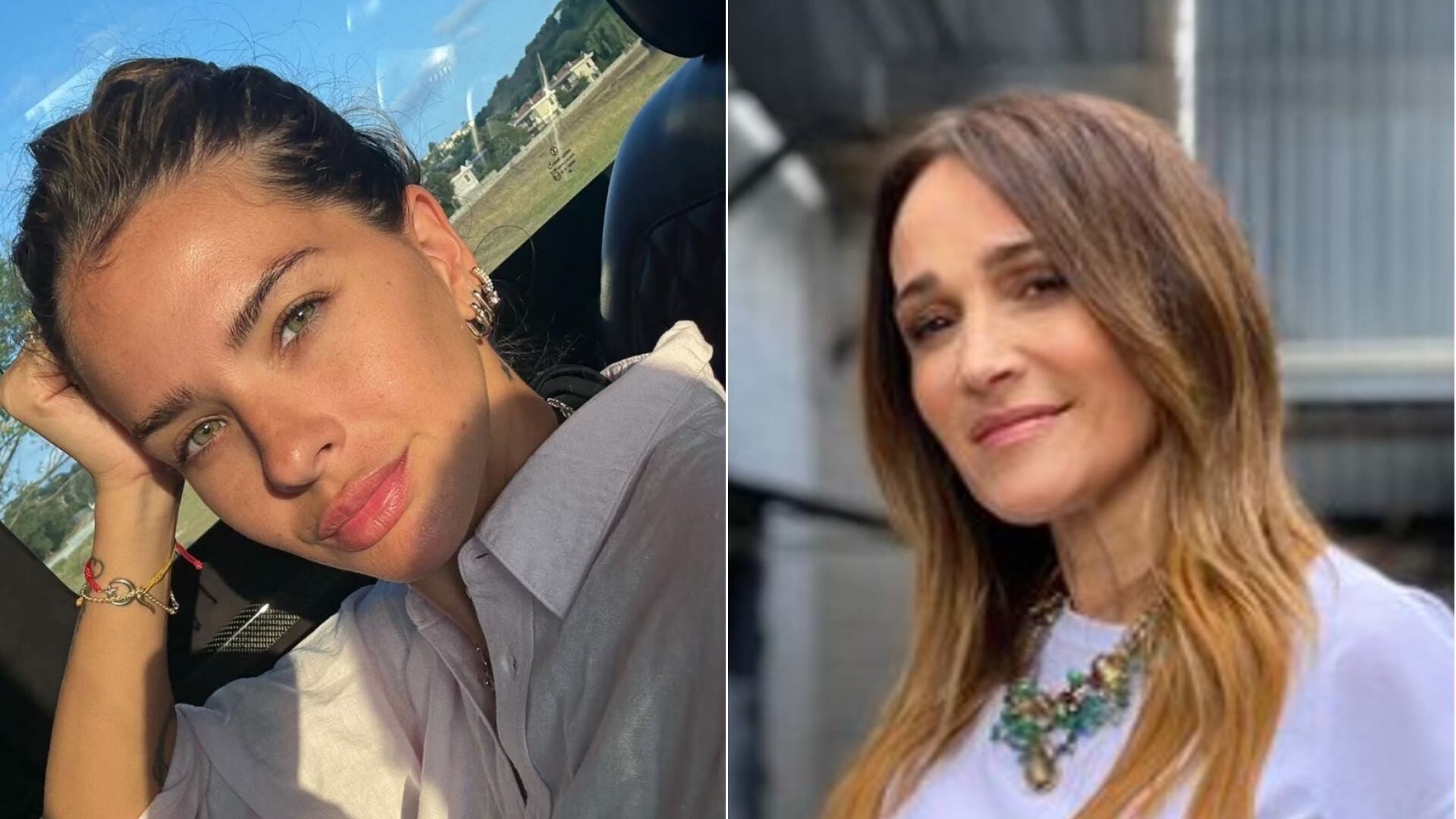 La actriz China Suárez y la conductora Verónica Lozano lucen sus distintos estilos en un montaje de fotografías que resalta su presencia mediática.