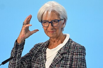 Christine Lagarde, presidenta del Banco