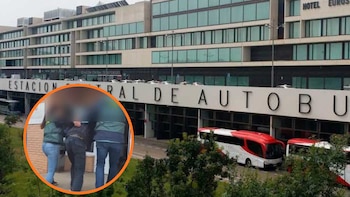 Una pareja detenida en la estación de autobuses de Zaragoza al intentar huir al extranjero tras un homicidio en La Almunia