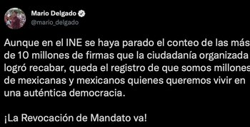 "La Revocación de Mandato va!",
