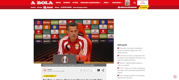 El medio portugués analizó las palabras del técnico Marco Silva y según sus fuentes, el entrenador del Benfica daría una rotación en la cual entraría Jhon Jáder Durán-crédito A Bola
