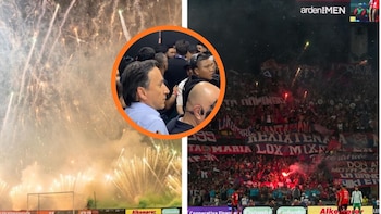 Fuertes peleas en el Atanasio