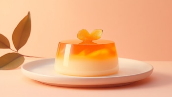 Gelatina de yogurt griego: un