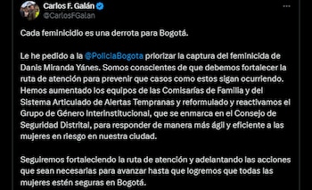 El alcalde Galán aseguró que