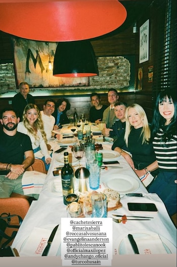 Los exparticipantes de Masterchef Celebrity disfrutaron de una velada de amigos (Instagram)