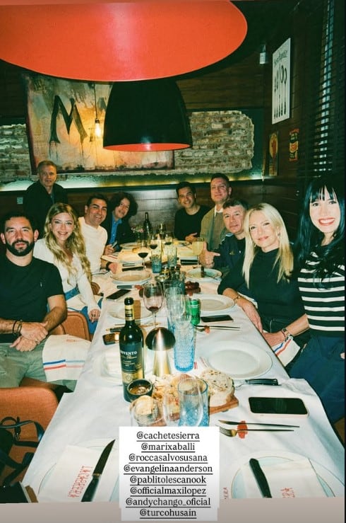 Los exparticipantes de Masterchef Celebrity disfrutaron de una velada de amigos (Instagram)