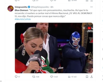 Viralizan reacción de Blue Demon