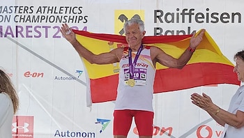 Su entrenamiento combina 64 kilómetros