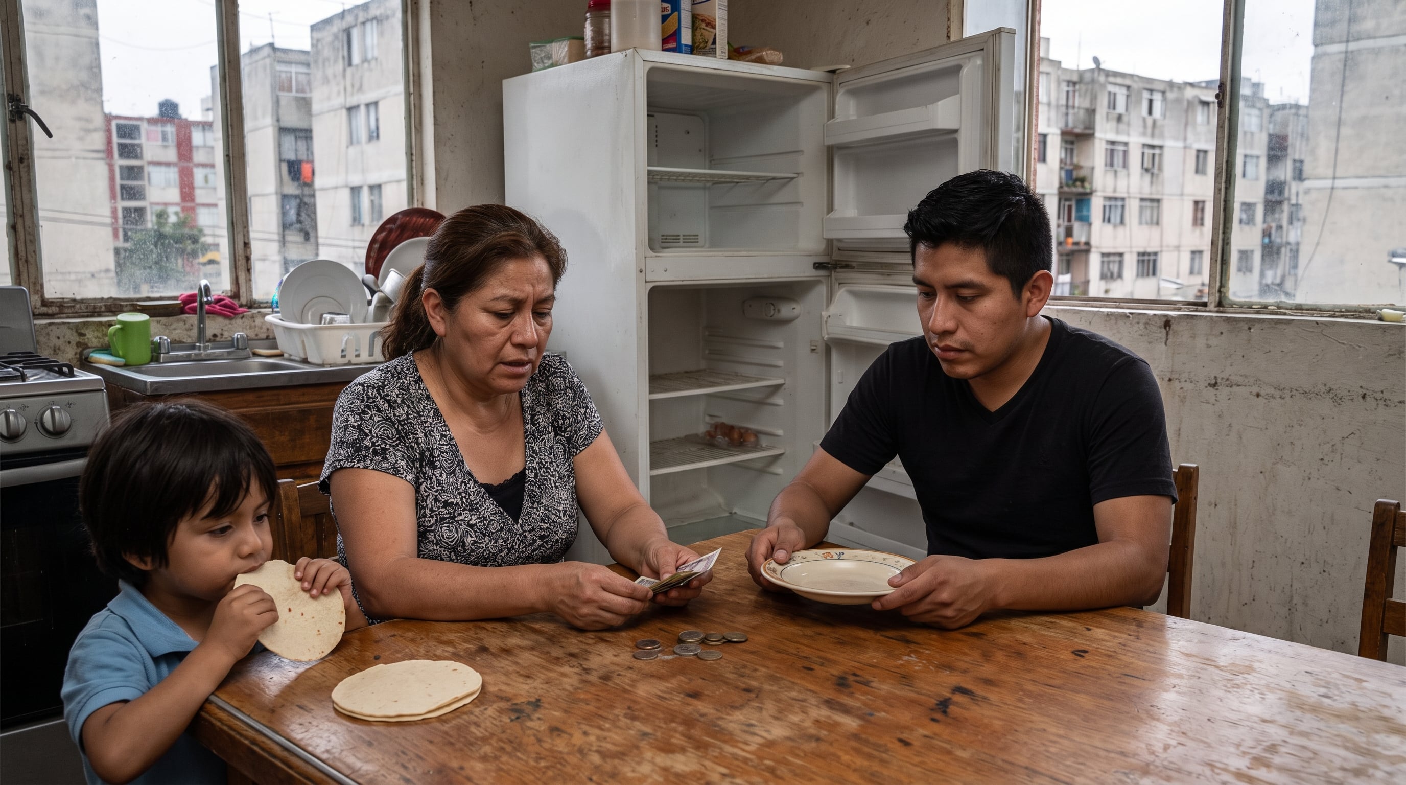 Crisis de vivienda en México pone en riesgo la compra de alimentos (Imagen Ilustrativa Infobae)