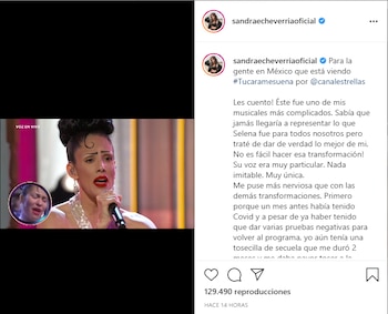 (Captura: @sandraecheverriaoficial/Instagram)
