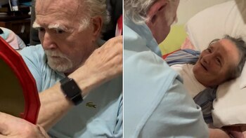 Una escena tierna que se