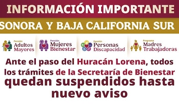 Secretaría del Bienestar suspendió actividades