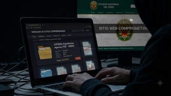 Hackean la página de la Policía Nacional: ofrecen 300 mil carpetas con datos de agentes en la dark web
