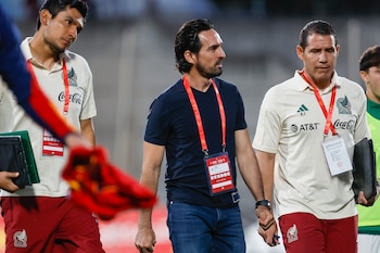 El entrenador del Aucas, Gerardo
