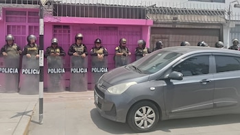 Plantón por muerte de la