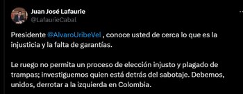 Juan José Lafaurie, hijo de