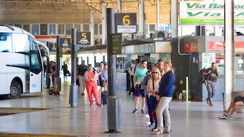 La terminal de colectivos de
